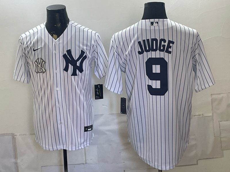 Men 2026 New York Yankees #9 Judge white Nike MLB Jersey 0828003